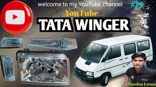 Tata Winger headlight 2023 indicator dummy indicator [upl. by Meara126]