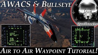 DCS FA18C Hornet  Air to Air Waypoint amp AWACS Tutorial  Increase Your SA [upl. by Eecram]