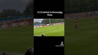 A 20 defeat to Bonnyrigg Rose at home Full vlog on my channel now [upl. by Nay664]