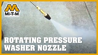 Using The Rotating Pressure Washer Nozzle  Increase Cleaning Output by 50 [upl. by Ivan]