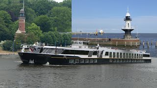 Mit MS Sans Souci durch den NordOstseeKanal von Kiel nach Hamburg [upl. by Audley]