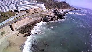 Drone Mirage D50  playa los Lilenes concón [upl. by Tewfik351]