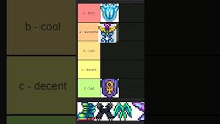 Terraria Popular Endgame Accessories Tier List terraria shorts [upl. by Netsreik384]