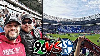 NIEMALS ALLEIN 🖤🤍💚 10000 Schalker in Hannover🔥 Hannover 96 vs Schalke 04 Stadionvlog [upl. by Oaht]