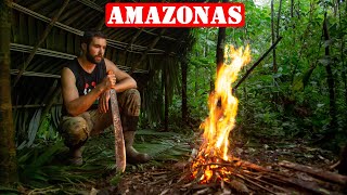 Vivac En El AMAZONAS Con Refugio De Supervivencia [upl. by Amrac1]