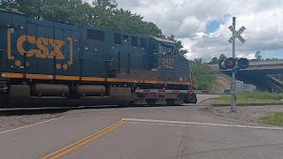 CSXT 3427 leads CSX L657 at Dixiana SC on the CSX Columbia Subdivision the SLine [upl. by Anegue575]