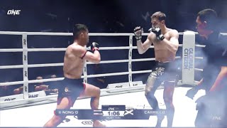 Muay Thai Legend NONGO vs The Phenom NICO CARRILLO [upl. by Yesmar715]