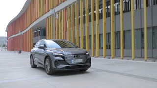 Toma de contacto con el Audi Q4 eTron en su presentación mundial [upl. by Welcher508]