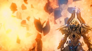 Alone Artanis Destroys Shakuras Starcraft 2 Legacy of Void  Protoss  Cinematic [upl. by Jessamine]