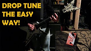 Guitar Drop Tuning with DigiTech Drop Pedal  Review [upl. by Ernie]