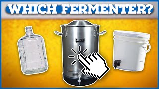 What’s the BEST FERMENTER How to Choose a Home Brew Fermenter [upl. by Arabella]