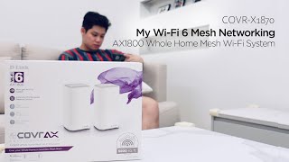 How COVRX1870  AX1800 Whole Home WiFi 6 Mesh System perfects my gaming 4K video experience [upl. by Eirised]