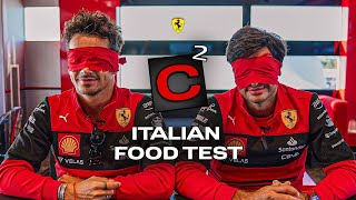 C² Challenge  Italian Food Test with Carlos Sainz and Charles Leclerc [upl. by Annamarie]