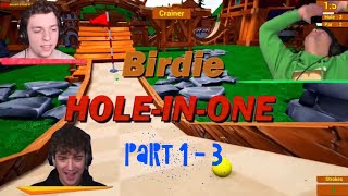 HILARIOUS Golf It Hole in One compilation Parts 1  3 ft Slogo Jelly and Crainer [upl. by Eiramana]