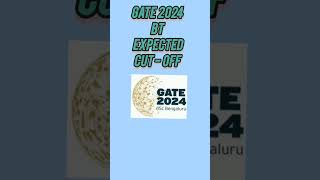 GATE Biotechnology 2024 expected cutoff gate biotechnology biology 2024 gatebt [upl. by Brett]