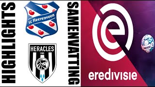 Heracles Almelo 21 SC Heerenveen Samenvatting  Highlights  Eredivisie 20242025 [upl. by Hayikaz]