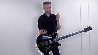 Hagström Viking Bass  Playing [upl. by Saber]