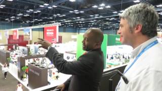 Sisa Ntshona Energy levels are great at Indaba 2017 [upl. by Aisenet]