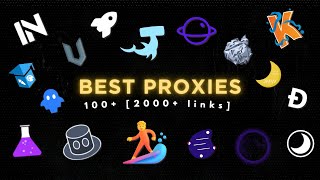 2000 Best Proxies for School Chromebook [upl. by Leahcimauhsoj]