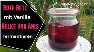 Rote Bete fermentieren  Gemüse fermentieren  fermentieren Rezept  Vorrat anlegen  Milchsauer [upl. by Drexler]