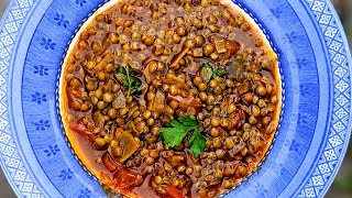 Lentilles à la Marocaine 👌 pour Faire le Plein de Vitamines  Recette économique 🔝 [upl. by Okram254]