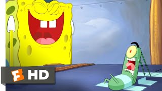 The SpongeBob Movie Sponge Out of Water 2015  Spongebob Laughs Scene 210  Movieclips [upl. by Lynna]