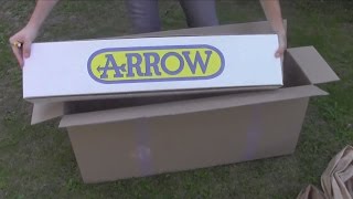 Arrow Thunder  Unboxing  Yamaha WR 125 X [upl. by Nodyarb515]