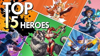 Top 15 Best Heroes To Solo Rank Up Season 30  Mobile Legends [upl. by Maloy413]