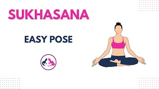 Sukhasana Find Ease in the Easy Pose  Yoga World  How to do Yoga Sukhasana Easy Pose [upl. by Brechtel154]