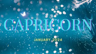 Capricorn 💞Decisions in Love Very important time for you Capricorn January 2024 Tarot [upl. by Kolivas]