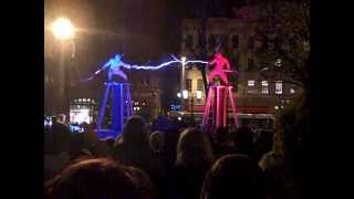 Two men  two Tesla coils  special suits  ELECTRICITY FIGHT [upl. by Baoj]