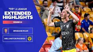 Brisbane Roar FC v Wellington Phoenix  Extended Highlights  Isuzu UTE ALeague 202324  Round 15 [upl. by Aietal]