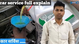 Car service Nissan magnite Full explain  कार सर्विस [upl. by Merchant415]