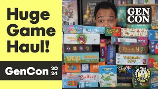 GenCon 2024 Haul Gimme all the board games [upl. by Filahk]