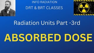 absorbed dose in Hindi  Radiation unit radiationphysics radiation [upl. by Nyladnek]