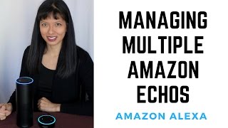 Managing Multiple Amazon Echos Part 1 Basics [upl. by Sessilu]