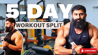 5 day workout Split  Muscle Building  PPL UL Workout  Biglee Tamil [upl. by Yeldahc]