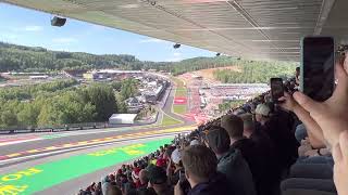 Eau Rouge  Raidillon F1 2022 Gold 3 view at Spa Francorchamps Max Verstappen wins [upl. by Codd451]