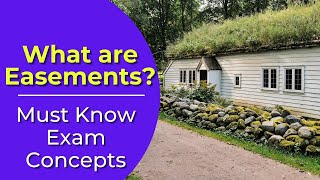 Easements What are they Real estate license exam questions [upl. by Trisha]