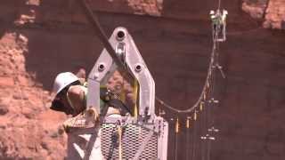 Skywire Live with Nik Wallenda Rigging the Wire  ElectricTV [upl. by Millisent]