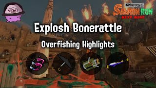 Overfishing Kaboom Bucket on Bonerattle Arena  Splatoon 3 [upl. by Mcdougall]