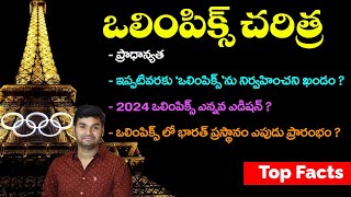 ప్రతిష్ఠాత్మక విశ్వ క్రీడల చరిత్ర  ప్రాధాన్యత  ప్యారిస్ ఒలింపిక్స్  2024  PRAVEEN SIR [upl. by Enelear326]