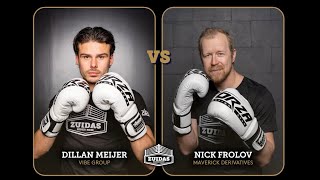 Zuidas Business Boxing Part III  Dillan Meijer vs Nick Frolov [upl. by Vaios]