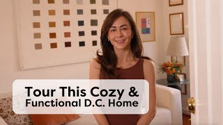 Tour This Cozy Colorful and Functional Home in Washington DC  Handmade Home [upl. by Derry]