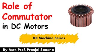 L16 Role of Commutator in DC motor [upl. by Orson]