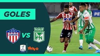 Junior vs Atlético Nacional 1 1  Liga BetPlay Dimayor 20221 Cuadrangulares Fecha  1 [upl. by Akimrej]