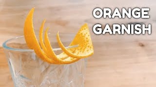 Orange Garnish  Impressive and simple [upl. by Gallager]