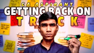 GETTING BACK ON TRACK 😤  Study Vlog 📚  studyvlog caaspirant cafoundation [upl. by Denby]