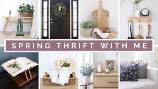 SPRING HOME DECOR ON A BUDGET  THRIFT WITH ME  HAUL [upl. by Purington]