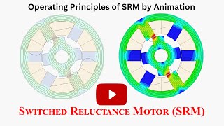 Operating principles of switched reluctance motor explained by animation [upl. by Enidualc]